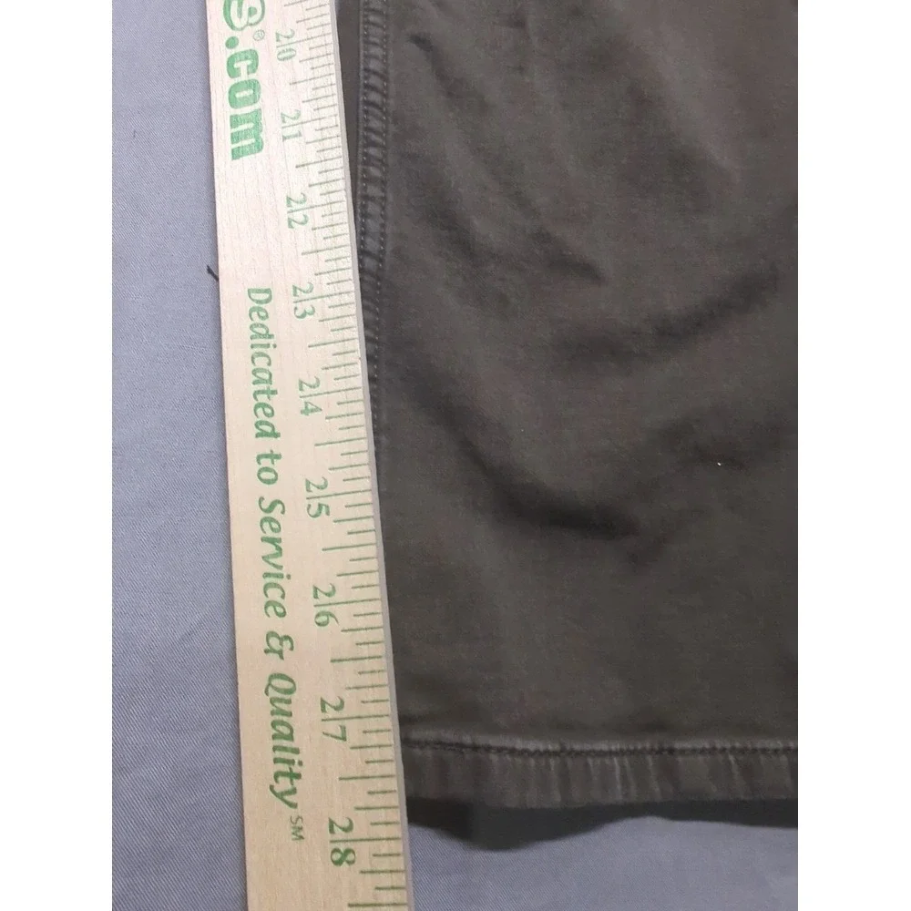 Banana Republic Traveler Pants Mens 36x32 Slim Fit Olive‎ Khaki Stretch Chino
